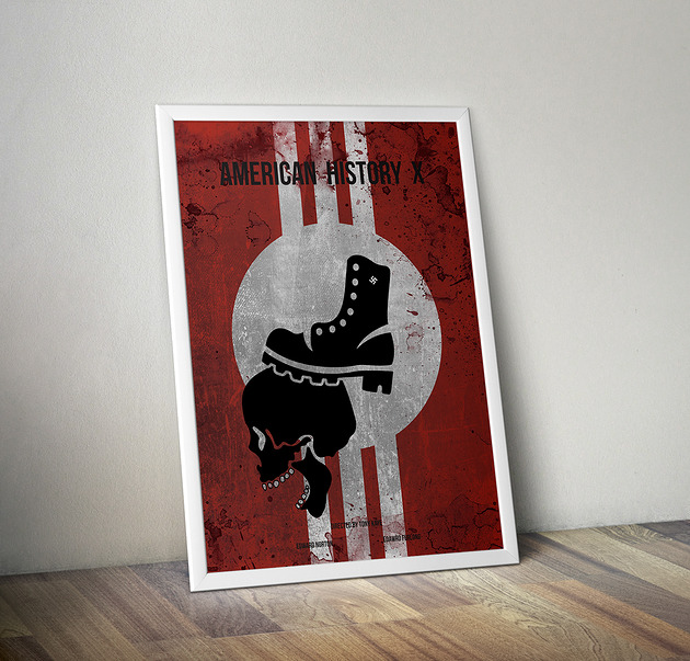grafiki i ilustracje Plakat American History X - Więzień nienawiści