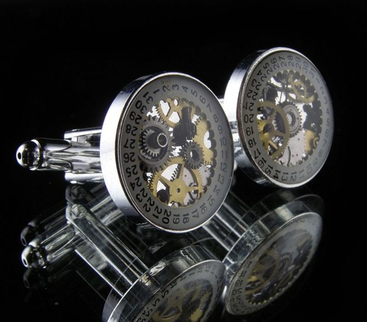 Mechaniczne spinki 123 Zegarynki