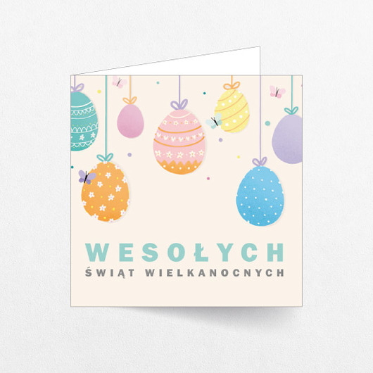 kartki wielkanocne Kartka wielkanocna wzór 1