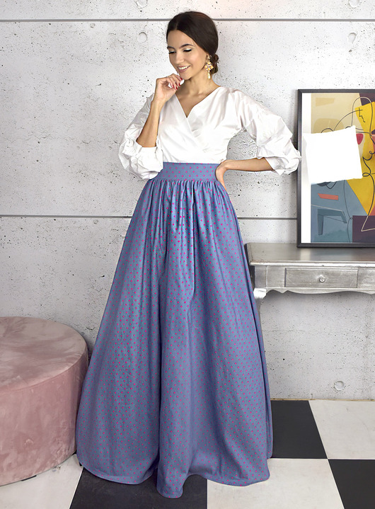 Spódnica maxi w groszki Kasia Miciak design