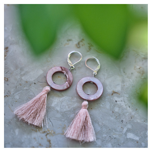 Kolczyki kółka z chwostami AllDIY Jewelry
