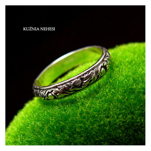 obrączki Obrączka ze Srebra