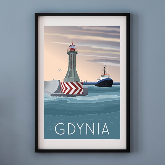 plakaty Plakat GDYNIA - AWANPORT