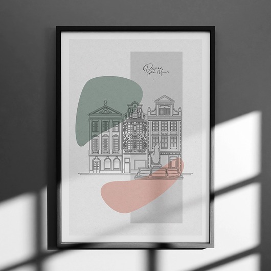 plakaty Plakat Poznań - Stare Miasto