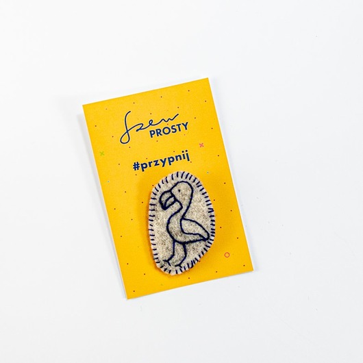 Przypinka #56 Szew Prosty