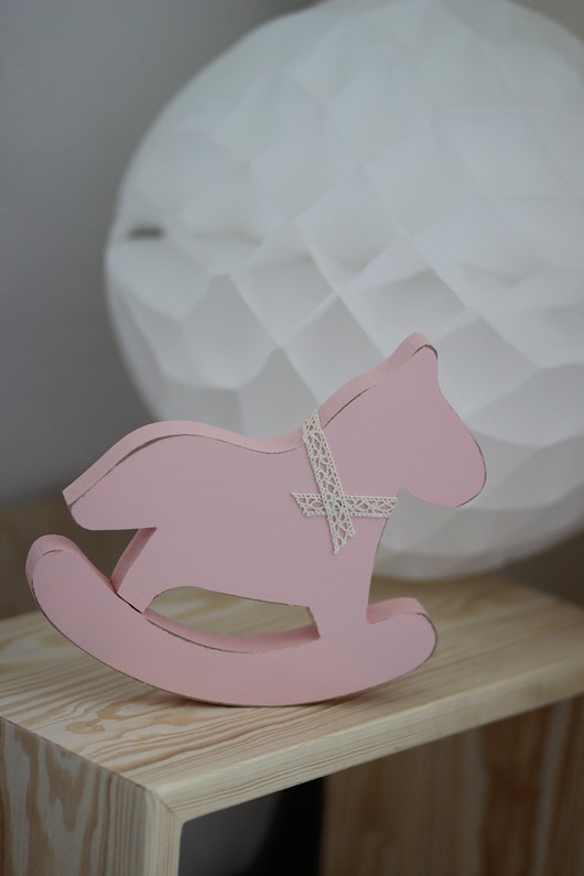 Konik na biegunach Little Wood Bunny