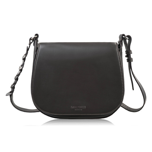 torby na ramię Torebka damska skórzana listonoszka ze skóry licowej modna brązowa