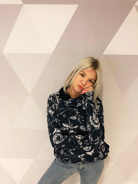 Moonlight- bluza damska z kominem OKEE