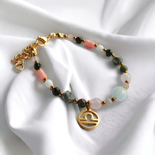 bransoletki z kamieni naturalnych WAGA - zodiac collection - PREMIUM