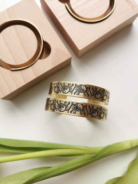 bransoletki złote Bransoletka YIN YANG