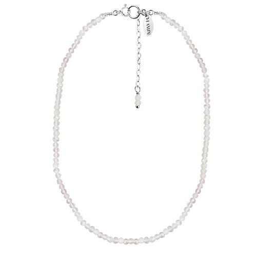 chokery CHOKER VERA z kamieniem księżycowym - srebrny