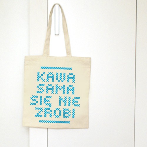 Kawa sama Niebieska ONE MUG A DAY