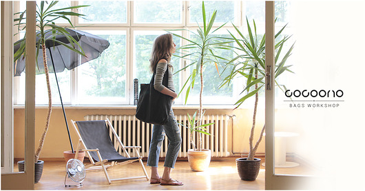 Lazy bag torba czarna na zamek / vegan / eco hairoo