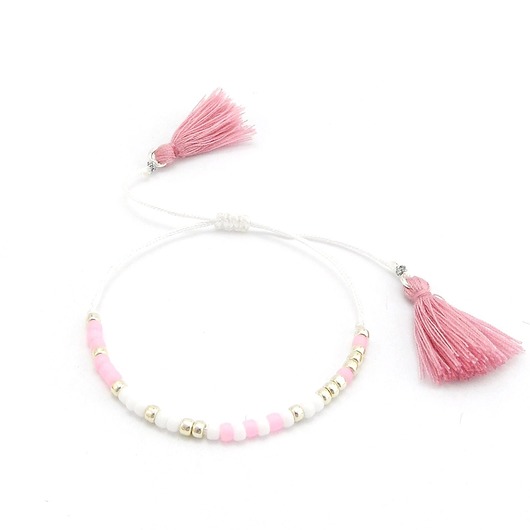 Bransoletka Minimal – Pale Pink Ilovehandmade