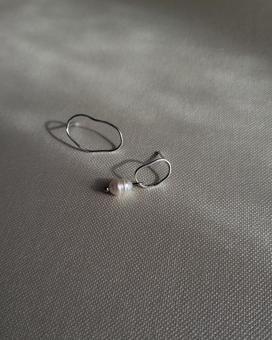 kolczyki z kamieniami Kolczyki Pearl Drop