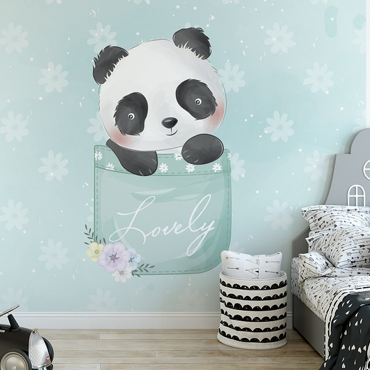 Naklejki ścienne Kieszonkowa panda Make My Wall 