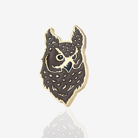 przypinki Pins sowa "Puchacz"