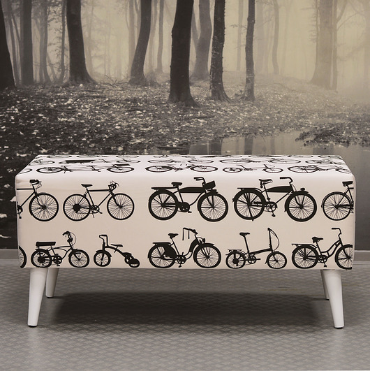 Ławka White Bikes bikesbazaar