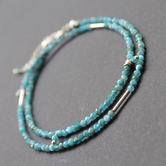 srebrne naszyjniki Naszyjnica Apatyty