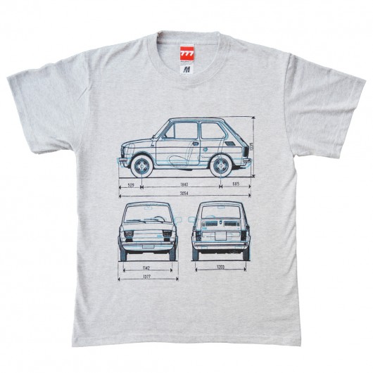 Koszulka MALUCH grey - FIAT 126 777