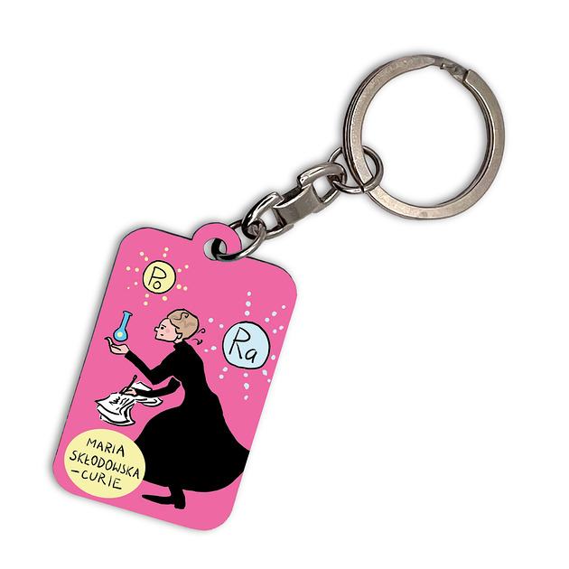 breloki Breloczek Polacy Maria Skłodowska-Curie