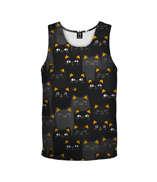 t-shirty dla dziewczynki Bokserka Top Girl DR.CROW Cats Orange