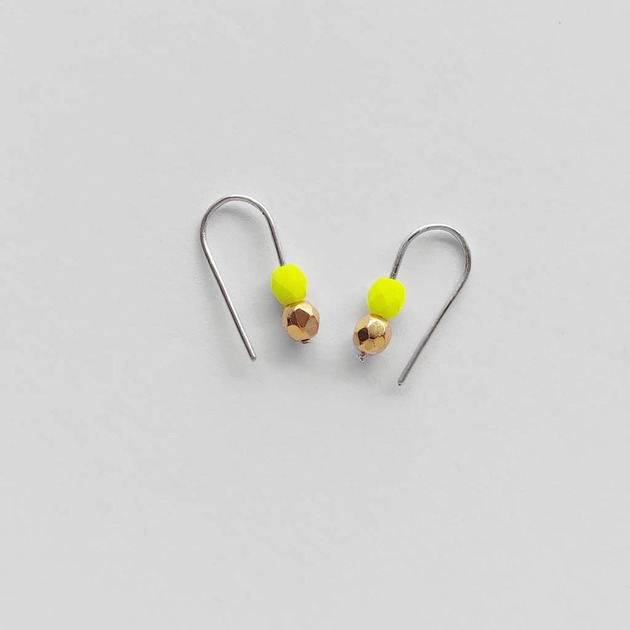 kolczyki z kamieniami Kolczyki OKRĄG