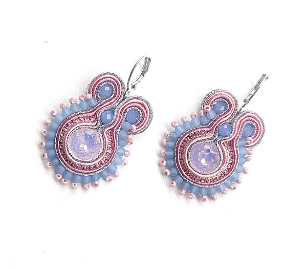 kolczyki soutache Sutaszowe kolczyki JAIPUR _ KOLEKCJA 2025