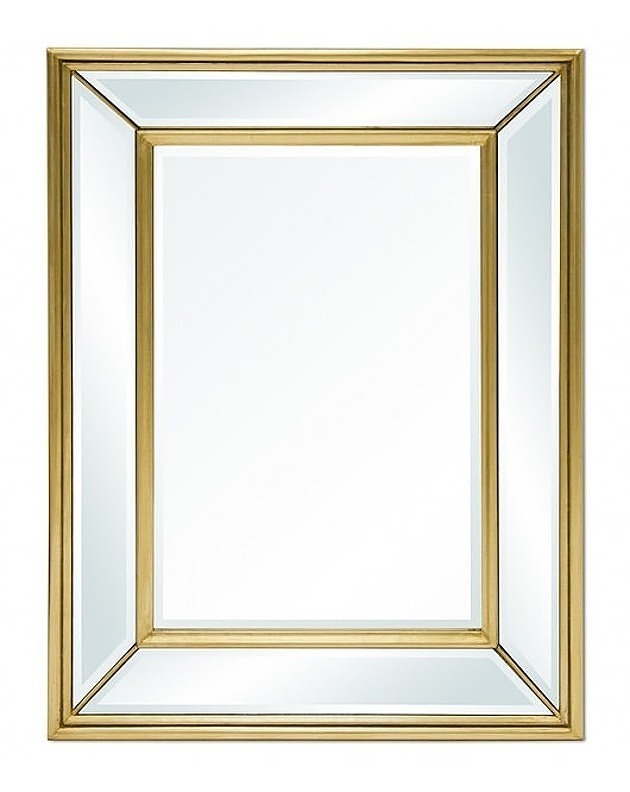 lustra stojące i wiszące Lustro w Złotej Ramie Gold