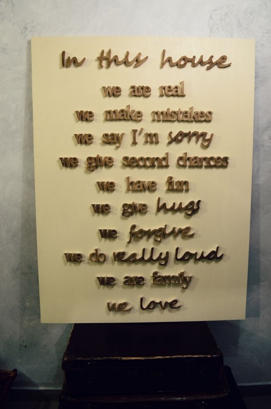 IN THIS HOUSE typografia Littlewood