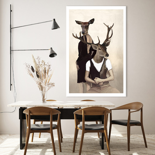 obrazy Obraz na płótnie Blisko siebie 80x120cm