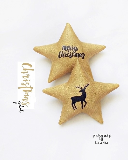 CHRISTMAS gold - gwiazdeczki na choinkę Pracownia ktorej nie ma
