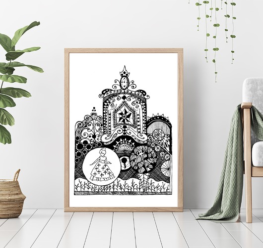 plakaty Sekretny Ogród... ilustracja