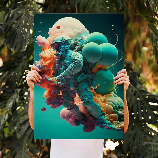 plakaty Plakat Lava Kosmonauta