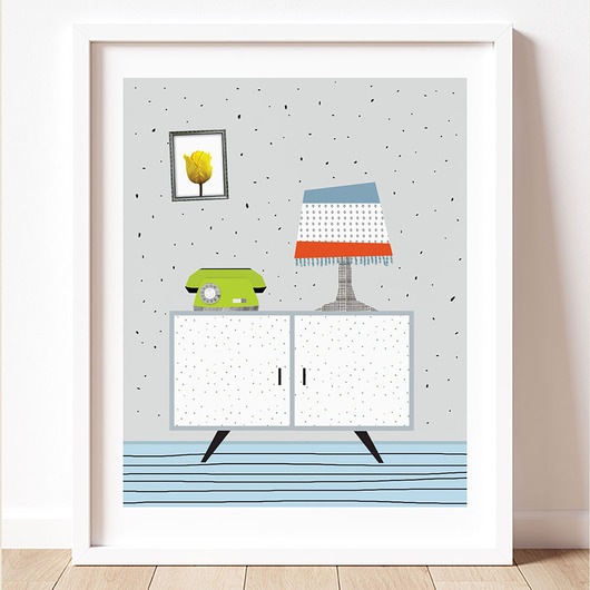 plakaty Plakat dekoracyjny z telefonem