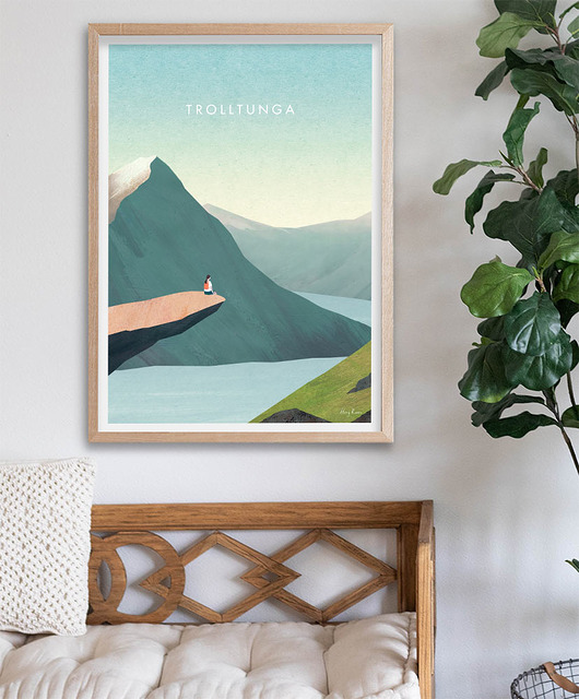 plakaty Plakat Trolltunga - Norwegia - Język Trolla