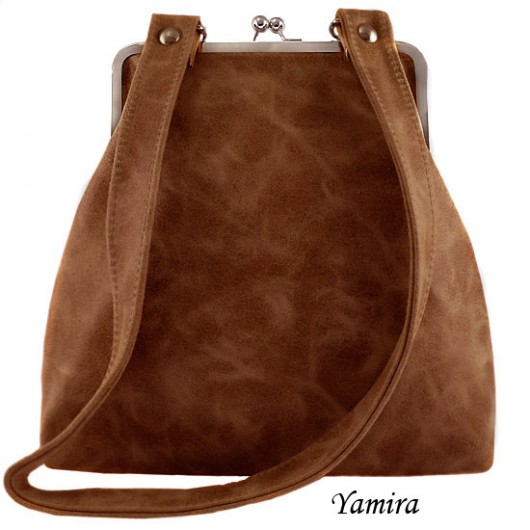 Torebka XL :: classic brown leather :: yamira