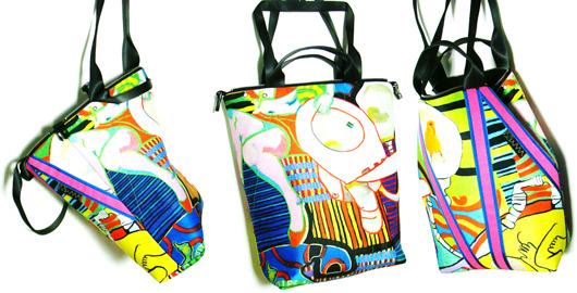 1253 art MIMA bag UNI & Marcin Painta print MIMAbags