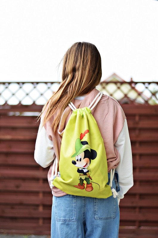 torebki, worki i plecaki dziecięce Worek na buty worek do szkoły worek na kapcie do przedszkola Mickey