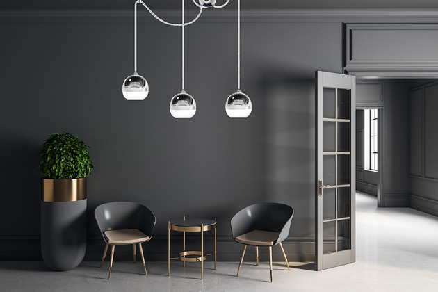 LAMPA WISZĄCA SPYDER 3pł LUKSUSOWA GLAMOUR SkyLighting