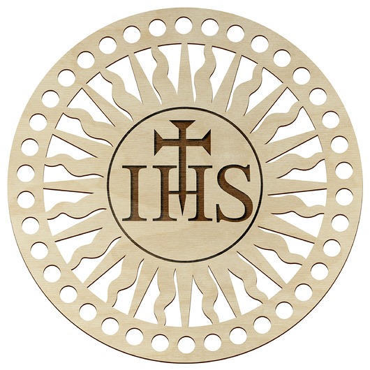 komunia - pozostałe Baza do Szydełkowania Koszyka 20cm na Komunie Chrzest Hostia IHS Koszyk