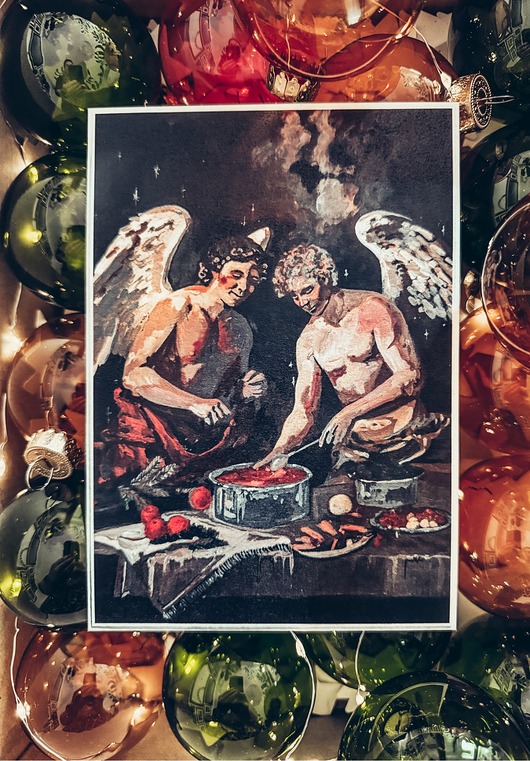 kartki świąteczne Kartka świąteczna - Barszczyk