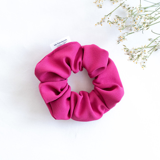 Scrunchie FUCHSIA wu handmade