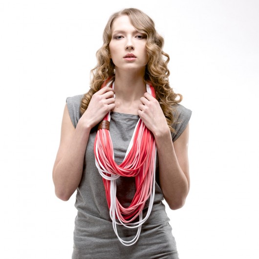Zamotka® Dzianinowy Naszyjnik Szal Coral CADOaccessories