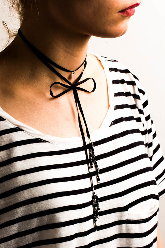 Naszyjnik - Choker - 3chc moly art