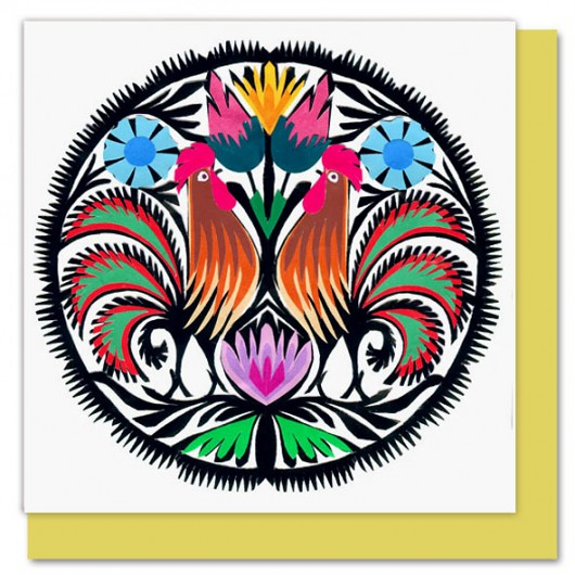 greeting card by Folk Art Papercuts  na ludowo