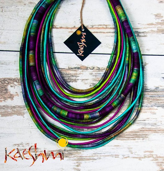 Kito - naszyjnik MAASAI, boho etniczny Kaeshmi
