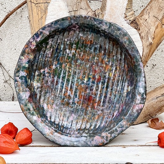 miski i misy Misa łąka kwietna na owoce