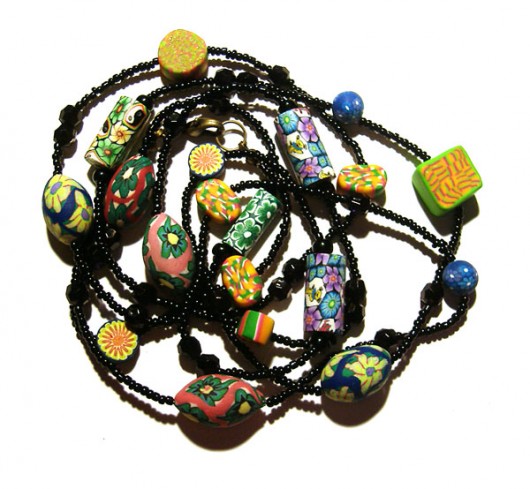 fimo - kwiaty fimo Love Life and Forest