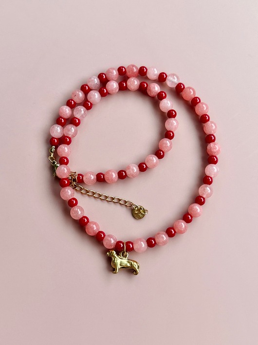 naszyjniki - inne Jamniczek i cukierki